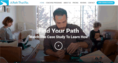Desktop Screenshot of apaththatfits.com