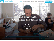 Tablet Screenshot of apaththatfits.com